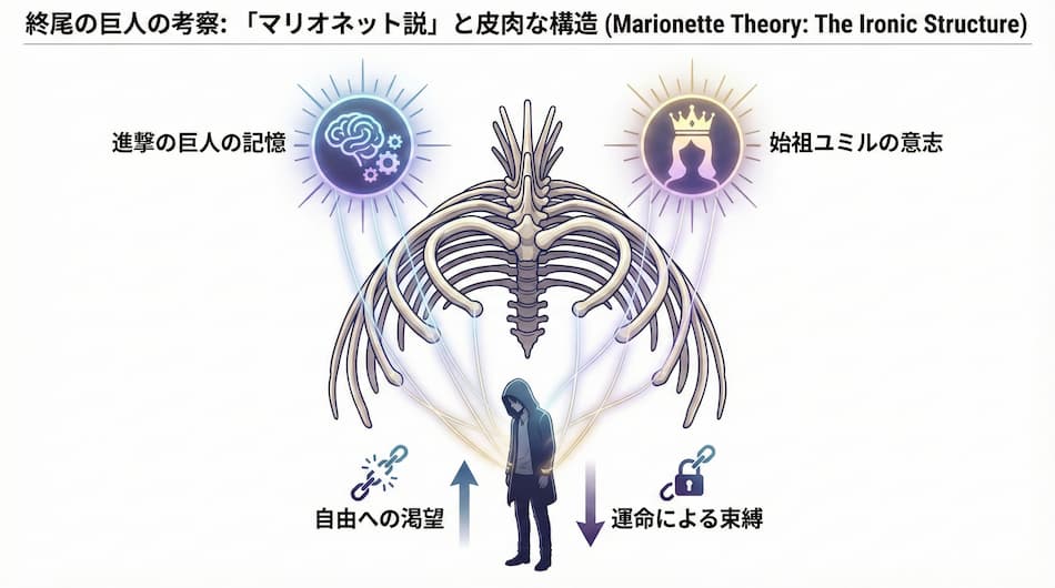 終尾の巨人の考察・マリオネット説と皮肉な構造の図解