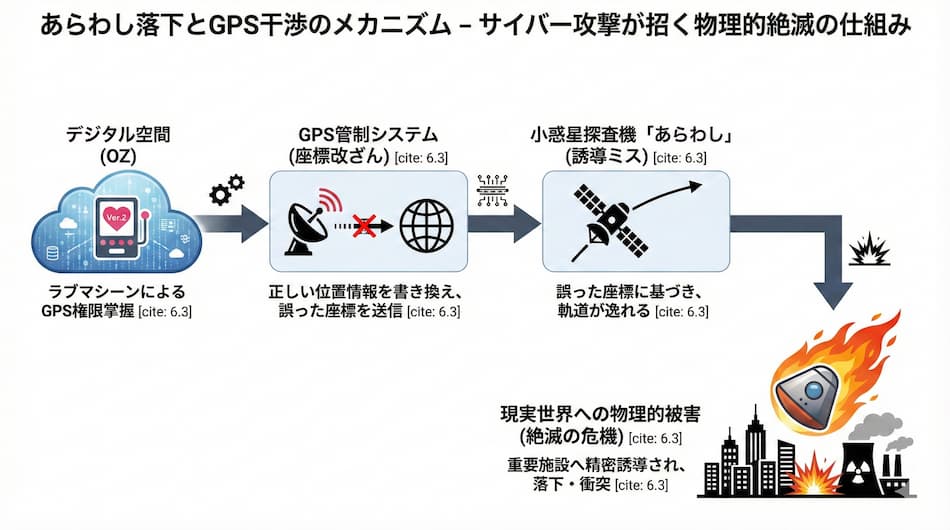 サマーウォーズあらわし落下とGPS干渉のメカニズム
