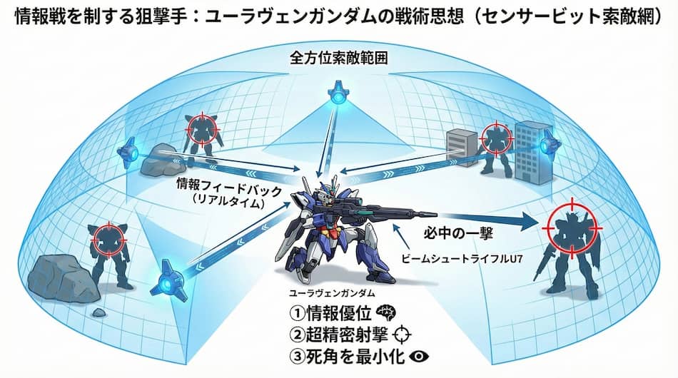 ユーラヴェンガンダムの戦術思考の解説図解