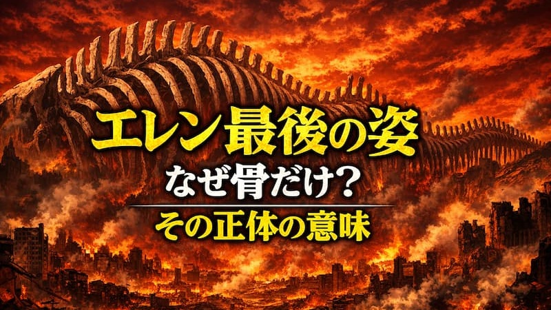 エレン最終形態の真実｜なぜ「終尾の巨人」に変貌したのか？【進撃の巨人】 