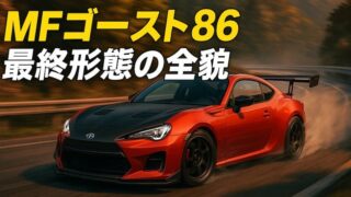 MFゴースト86最終形態のスペック全貌！馬力やエアロの違いを徹底解説 