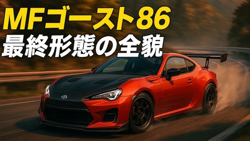 MFゴースト86最終形態のスペック全貌！馬力やエアロの違いを徹底解説 
